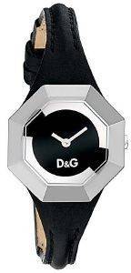   D&G STRING BLACK LEATHER STRAP LADIES