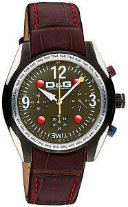   D&G PERFORMANCE BROWN LEATHER STRAP