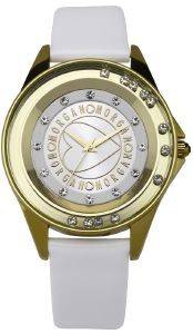 ��������� ����� MORGAN DE TOI WHITE LEATHER STRAP CRYSTAL LADIES