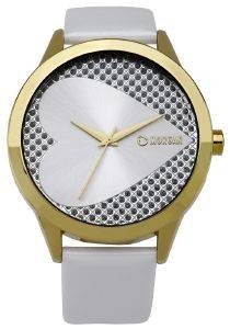 ΡΟΛΟΙ MORGAN DE TOI WHITE LEATHER STRAP CRYSTAL LADIES ΡΟΛΟΙ MORGAN DE TOI WHITE LEATHER STRAP CRYSTAL LADIES