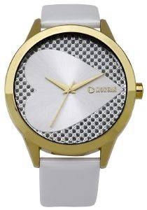  MORGAN DE TOI WHITE LEATHER STRAP CRYSTAL LADIES