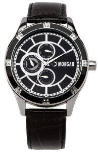 ΓΥΝΑΙΚΕΙΟ ΡΟΛΟΙ MORGAN DE TOI BLACK LEATHER STRAP CRYSTAL LADIES ΓΥΝΑΙΚΕΙΟ ΡΟΛΟΙ MORGAN DE TOI BLACK LEATHER STRAP CRYSTAL LADIES