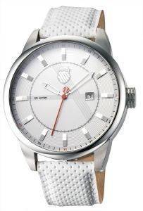   K-SWISS WHITE LEATHER STRAP