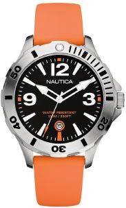   NAUTICA ORANGE RUBBER STRAP