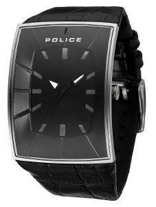   POLICE VANTAGE BLACK LEATHER STRAP