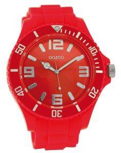 ��������� ����� OOZOO TIMEPIECE  RED RUBBER STRAP