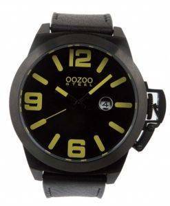 ������� ����� OOZOO STEEL XXL BLACK LEATHER STRAP