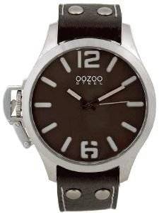   OOZOO STEEL XL LEFTY CHOCOLATE LEATHER STRAP