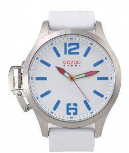   OOZOO STEEL XXL WHITE RUBBER STRAP