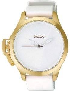    OOZOO STEEL XL WHITE RUBBER STRAP