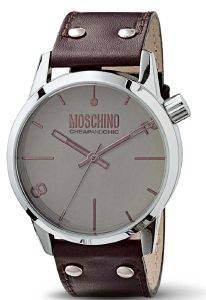   MOSCHINO XXL BROWN LEATHER STRAP