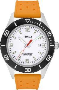   TIMEX ORANGE RUBBER STRAP