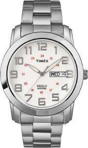   TIMEX SILVER CASE AND STAINLESS STEEL BRACELET