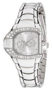 ��������� ����� JUST CAVALLI LOGO WHITE LEATHER STRAP