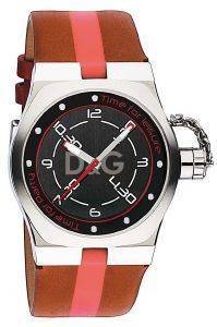   D&G ZANGO BROWN AND RED LEATHER STRAP