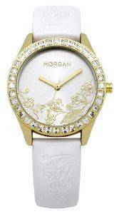 ΓΥΝΑΙΚΕΙΟ ΡΟΛΟΙ MORGAN DE TOI WHITE LEATHER STRAP ΓΥΝΑΙΚΕΙΟ ΡΟΛΟΙ MORGAN DE TOI WHITE LEATHER STRAP
