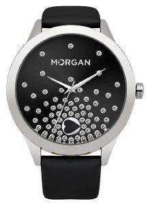 ��������� ����� MORGAN DE TOI BLACK LEATHER STRAP