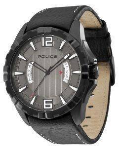 ΑΝΔΡΙΚΟ ΡΟΛΟΙ POLICE PROFILE BLACK LEATHER STRAP ΑΝΔΡΙΚΟ ΡΟΛΟΙ POLICE PROFILE BLACK LEATHER STRAP