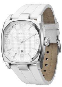 ������� ����� POLICE EDGE WHITE LEATHER STRAP