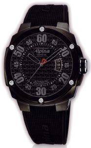 ������� ���O� ALPINA ADVENTURE EXTREME AUTOMATIC BLACK RUBBER STRAP