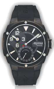  O ALPINA ADVENTURE MANUFACTURE REGULATOR BLACK RUBBER STRAP