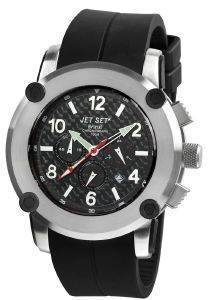   JET SET BEIRUT XL CHRONOGRAPH BLACK RUBBER STRAP