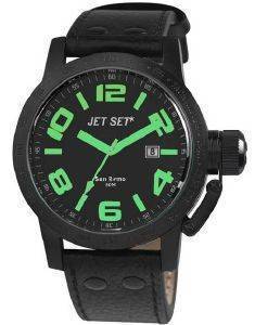 ������� ����� JET SET JET SET SAN REMO XL BLACK LEATHER STRAP