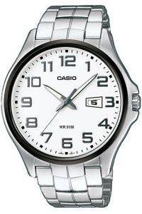   CASIO COLLECTION STAINLESS STEEL BRACELET WHITE DIAL