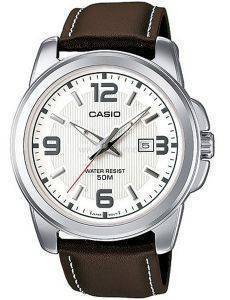 ������� ����� CASIO COLLECTION COLLECTION BROWN LEATHER STRAP MTP-1314L-7AV