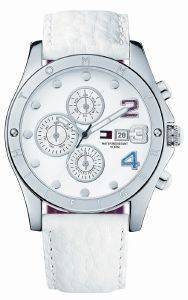 ΓΥΝΑΙΚΕIOΡΟΛOΙ TOMMY HILFIGER CALENDAR WHITE LEATHER STRAP ΓΥΝΑΙΚΕIOΡΟΛOΙ TOMMY HILFIGER CALENDAR WHITE LEATHER STRAP