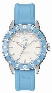�������I� ���O� LACOSTE RIO SPORTSWEAR LIGHT BLUE RUBBER STRAP