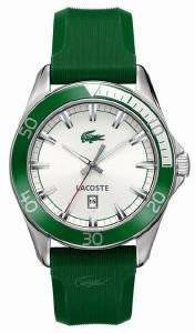   LACOSTE SPORT NAVIGATOR GREEN RUBBER STRAP