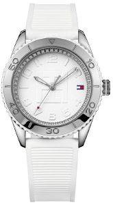 ΓΥΝΑΙΚΕΙΟ ΡΟΛΟΙ TOMMY HILFIGER WHITE RUBBER STRAP ΓΥΝΑΙΚΕΙΟ ΡΟΛΟΙ TOMMY HILFIGER WHITE RUBBER STRAP