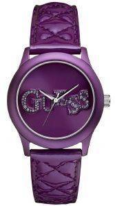 GUESS TREND CRYSTAL PURPLE LEATHER STRAP