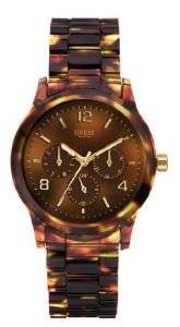 GUESS MINI SPECTRUM CHRONOGRAPH TORTOISE LOOK RESIN