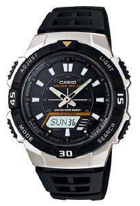 CASIO COLLECTION BLACK RUBBER STRAP AQ-S800W-1EV