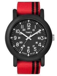 TIMEX ORIGINALS CAMPER RED FUBRIC STRAP