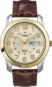TIMEX WEEKENDER BROWN LEATHER STRAP TIMEX WEEKENDER BROWN LEATHER STRAP