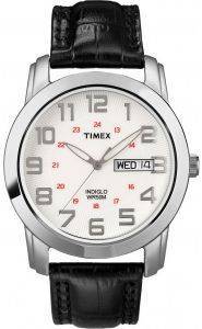 TIMEX WEEKENDER BLACK LEATHER STRAP