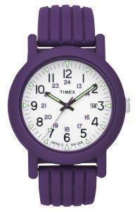 TIMEX ORIGINALS CAMPER PURPLE RUBBER STRAP