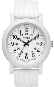 TIMEX ORIGINALS CAMPER WHITE RUBBER STRAP