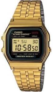 CASIO GOLD VINTAGE DIGITAL WATCH A-159WGEA-1EF