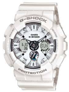 CASIO G-SHOCK WHITE RUBBER STRAP GA-120A-7AER