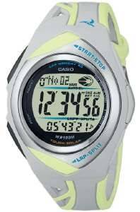 CASIO COLLECTION SPORT GREY AND YELLOW RUBBER STRAP STR-200-7BV
