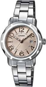 CASIO COLLECTION STAINLESS STEEL BRACELET WHITE DIAL LTP-1299D-7AEF