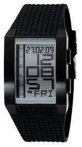 ESPRIT FUTURE MISSION DIGITAL BLACK RUBBER STRAP ESPRIT FUTURE MISSION DIGITAL BLACK RUBBER STRAP