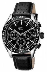 ESPRIT GRAN ORBUS BLACK LEATHER STRAP