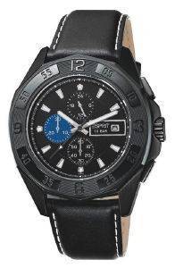 ESPRIT NIGHT LEGACY BLACK LEATHER STRAP