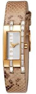 ESPRIT PICO GOLD SNAKE BROWN LEATHER STRAP ESPRIT PICO GOLD SNAKE BROWN LEATHER STRAP