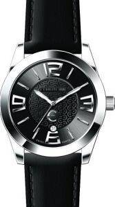 CERRUTI 1881 BLACK LEATHER STRAP